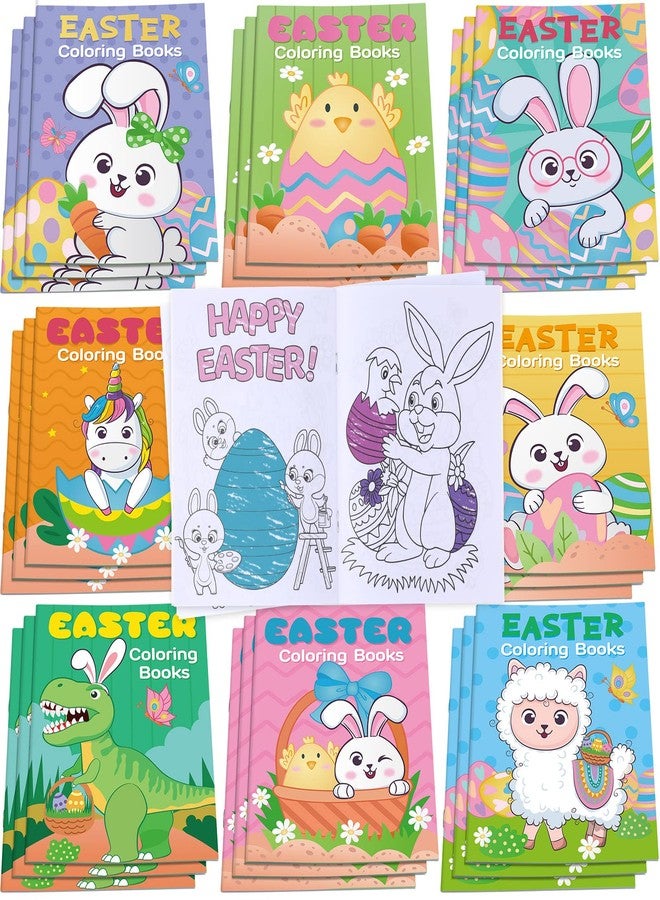 Faccito 36 Pcs Easter Coloring Books Bulk for Kids Party Favors Easter Activity Mini Coloring Book Egg Basket Goodie Bag Stuffers for Kids Classroom School Activity - Image 1